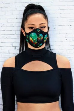 Alien Head Reusable Face Mask