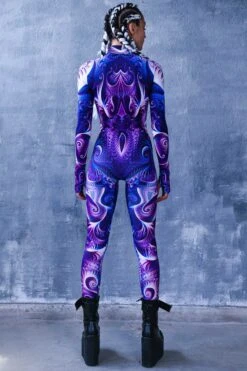 Amethyst Costume -Unique Clothing amethyst costume back view
