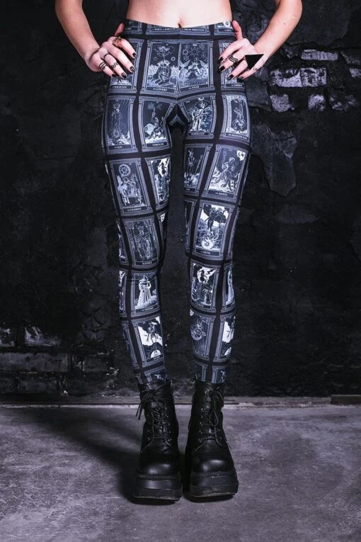 Black Tarot Leggings