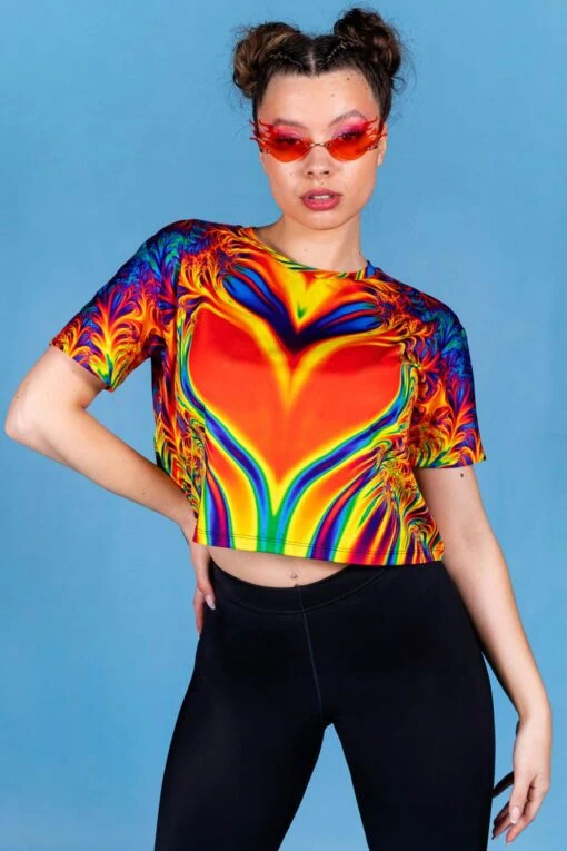 Burning Love Cropped Tee