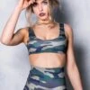 Camo Bra Top