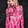 Pink Neon Catsuit 2 Pink Neon Catsuit -Unique Clothing catsuit pink neon