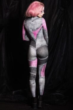 Voodoo Doll Costume -Unique Clothing catsuit voodoo doll