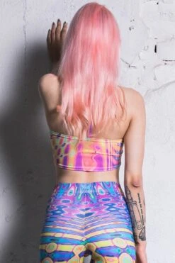 Reflective Choker Boob Tube Top -Unique Clothing choker boob tube reflective d51d3d6e 4bff 4d4d 9590 176122b66195