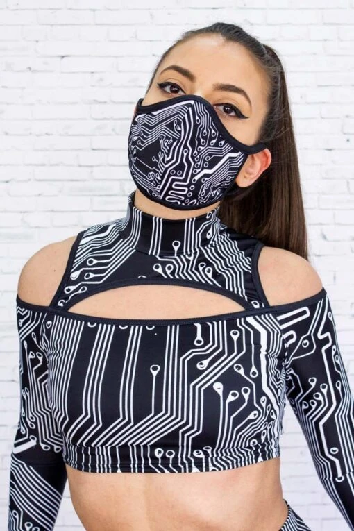 Circuit Board Face Mask
