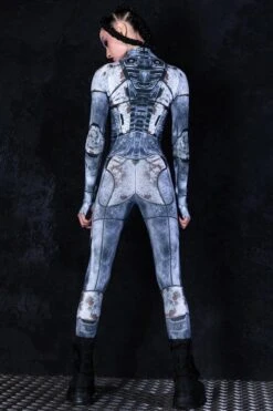 Cold Steel Robot Costume -Unique Clothing cold steel robot costume back view