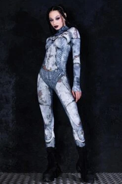 Cold Steel Robot Costume -Unique Clothing cold steel robot costume side view