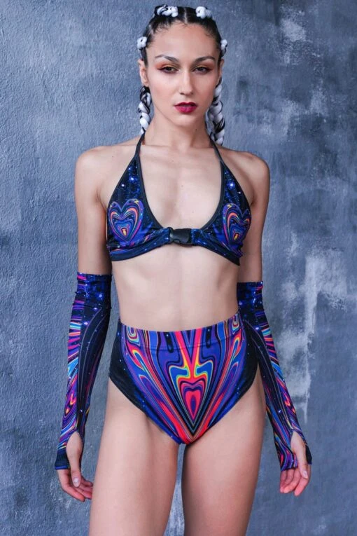 Cosmic Love Front Clasp Bikini Top
