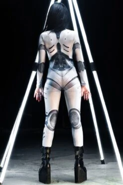 White Droid Cosplay Costume -Unique Clothing cosplay costume white droid