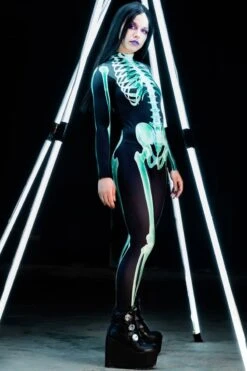 Green Skeleton Costume 8 Green Skeleton Costume -Unique Clothing costume green skeleton