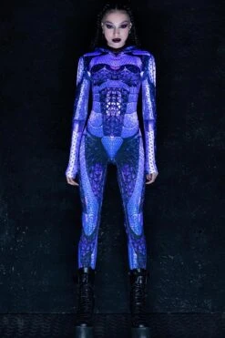 Cybernetic Skin Costume -Unique Clothing cybernetic skin costume front view