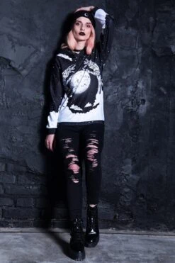 Crystal Ball Hoodie -Unique Clothing devil crystal ball hoodie