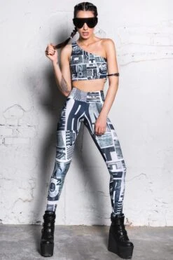 Hysteria Leggings 8 Hysteria Leggings -Unique Clothing devil hysteria high waisted leggings