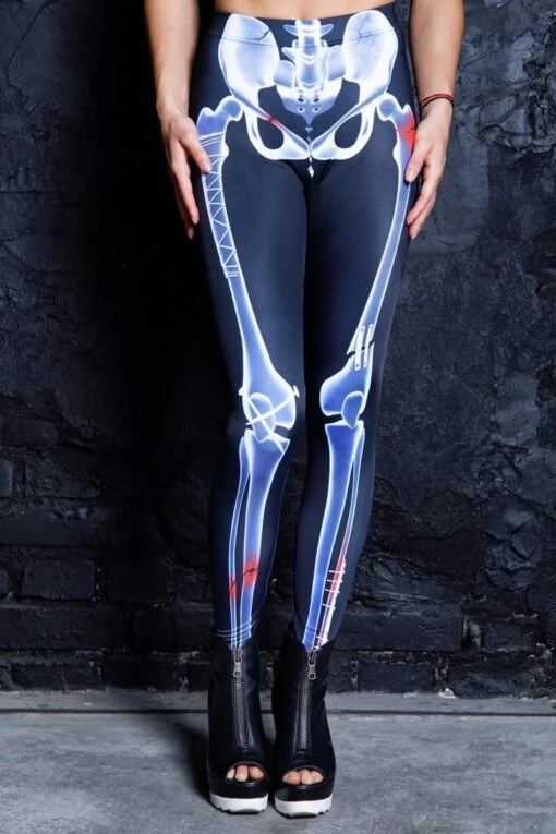 X-Ray Skeleton Leggings