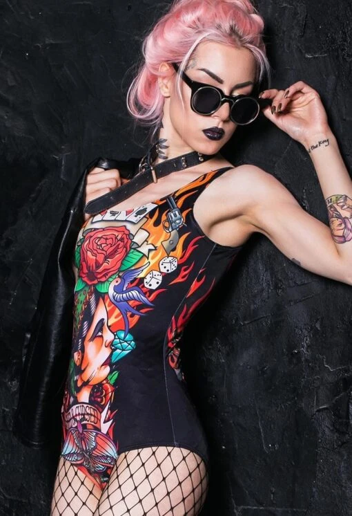 Love & Cursed One Piece Swimsuit