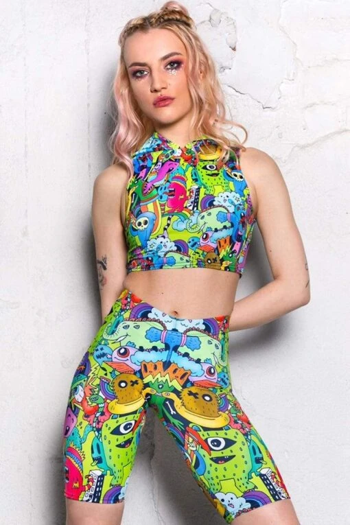 Magic Forest Biker Shorts