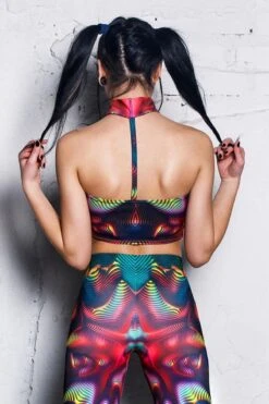 Psy Trance Choker Top -Unique Clothing devil psy trance choker top