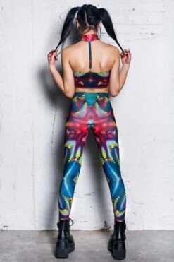 Psy Trance Leggings -Unique Clothing devil psy trance leggings