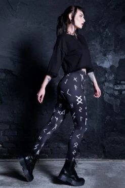 Rune Leggings -Unique Clothing devil rune leggings