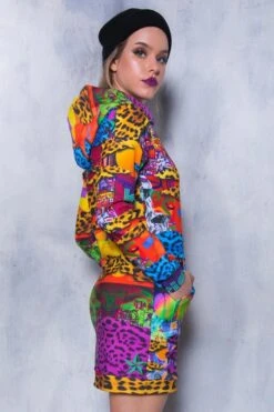 Safari Hoodie Dress -Unique Clothing devil safari hoodie