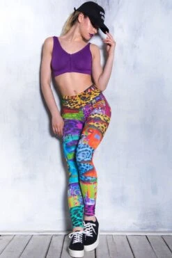 Safari Leggings -Unique Clothing devil safari leggings