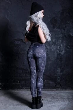 Spider Web Leggings -Unique Clothing devil spider web leggings 51228190 30ed 4925 af64 9dab79229e19