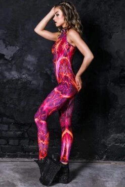 Supernova Sleeveless Catsuit -Unique Clothing devil supernova catsuit