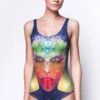 LSD One Piece Swimsuit -Unique Clothing devil swimsuit lsd
