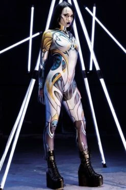 Cyber Assassin Costume -Unique Clothing devil walking cyber assassin cosplay costume