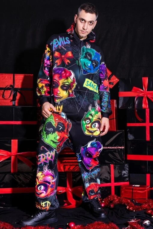 Family From Hell Onesie For Men