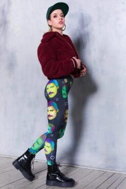 Freddie Leggings -Unique Clothing devil walking freddy high waisted leggings
