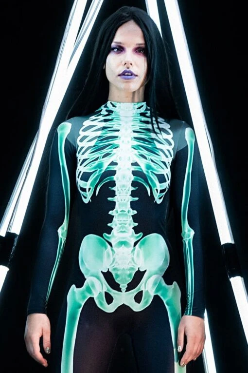 Green Skeleton Costume