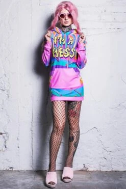 I Am A Mess Hoodie 9 I Am A Mess Hoodie -Unique Clothing devil walking i am mess hoodie