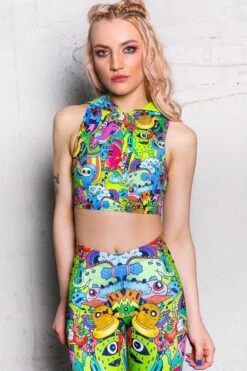 Magic Forest Hooded Top -Unique Clothing devil walking magic forest hooded top