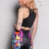 Magic Town Biker Shorts -Unique Clothing devil walking magic town biker shorts