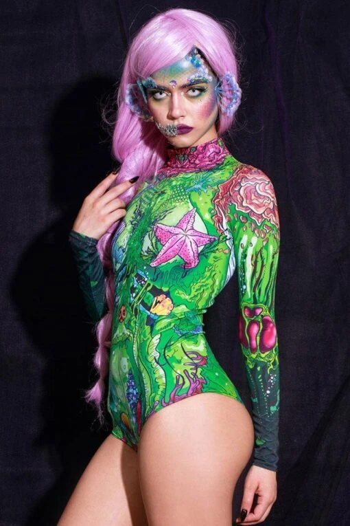 Mermaid Long Sleeve Bodysuit