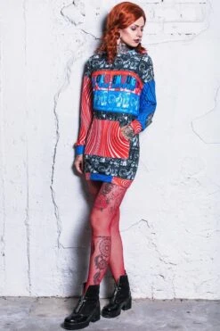 Not Old Enough Hoodie Dress -Unique Clothing devil walking not old enough hoodie 0a9fa1e9 d0de 40b2 8e93 617c86be53ed