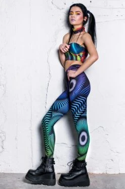 Psy Leggings -Unique Clothing devil walking psy leggings