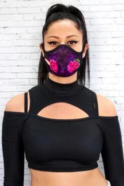 Warp Reusable Face Mask -Unique Clothing devil walking reusable face mask 3e3ff857 a828 41f7 9c81 a38d5ebd8d17