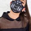 Samurai Reusable Face Mask -Unique Clothing devil walking reusable face mask a2ffbefb 01f9 4028 97b8 a161bccb14d2