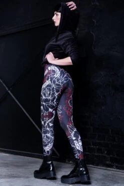 Serpent Princess Leggings -Unique Clothing devil walking serpent princess leggings