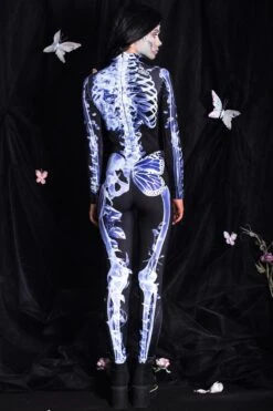 X-Ray Skeleton Costume -Unique Clothing devil walking skeleton catsuit