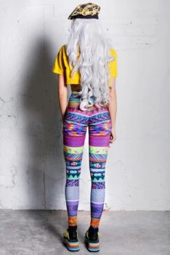 90's Leggings -Unique Clothing devil walking sweet 90s leggings