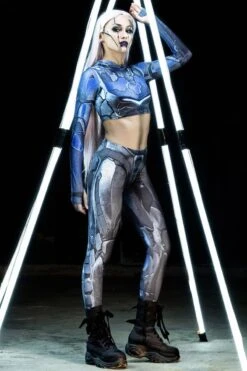 Titanium Armored Hooded Top -Unique Clothing devil walking titanium armored hooded top