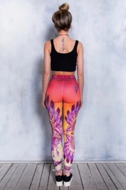 Totem Leggings 9 Totem Leggings -Unique Clothing devil walking totem leggings