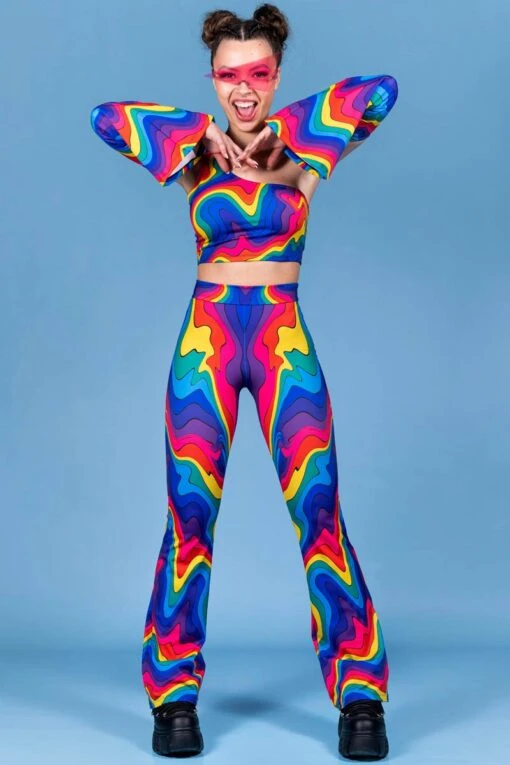 Drip & Dazzle Flare Pants