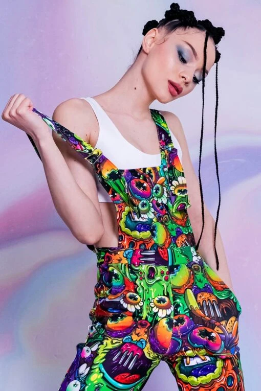 Drippy Aliens Overalls