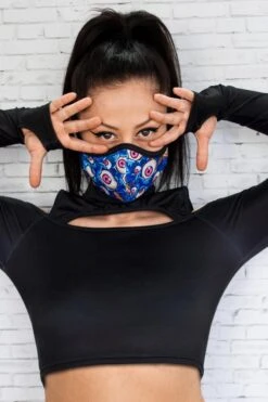 Eyes Cream Reusable Face Mask -Unique Clothing eyes cream reusable mask