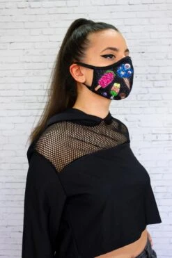 Ice Cream Reusable Face Mask -Unique Clothing face mask reusable ice cream