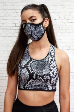 Snake Face Mask 7 Snake Face Mask -Unique Clothing face mask snake print